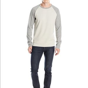 Theory Men’s Contrast Sleeve Pullover Sweater